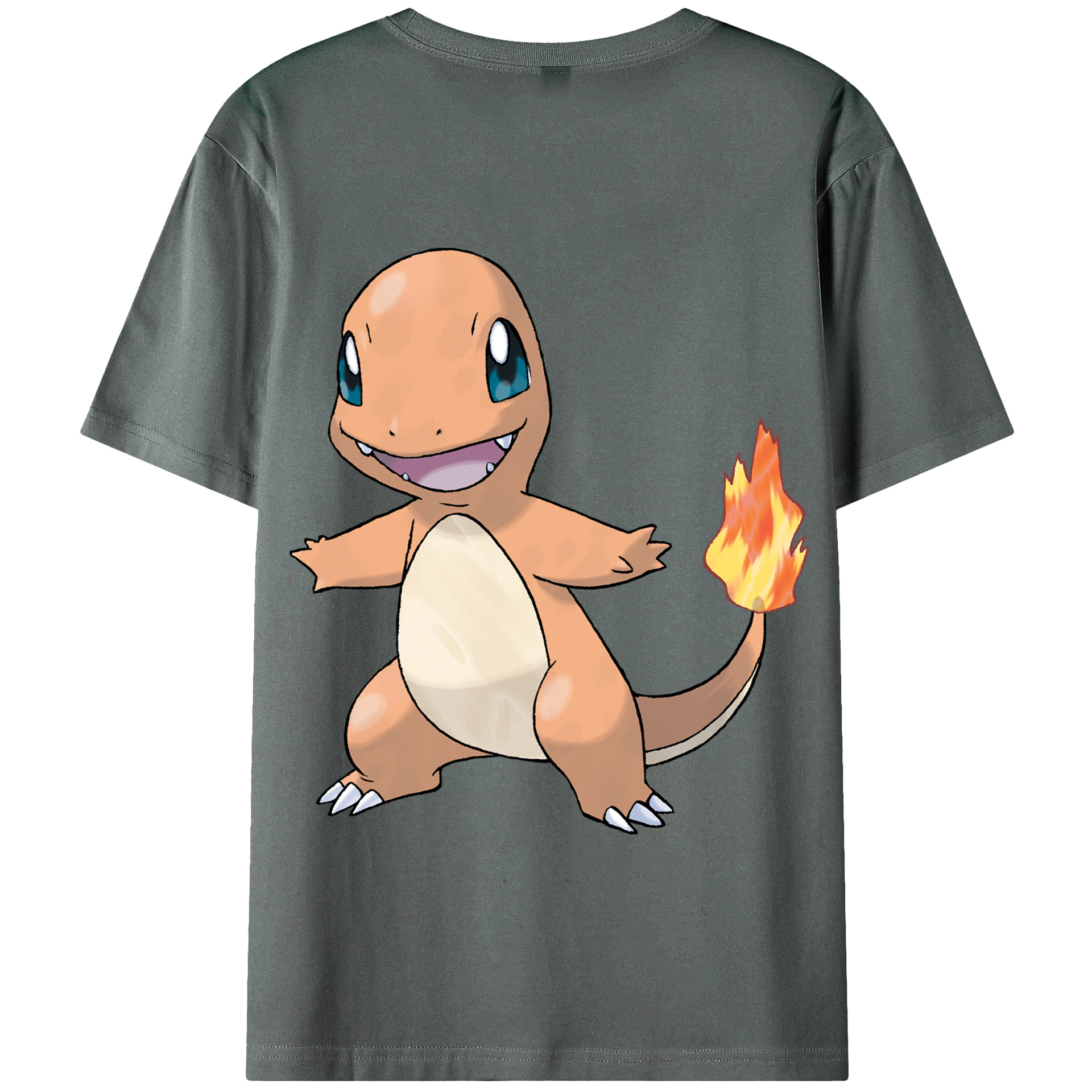 （画像用） ポケットモンスター Pokémon 綿100％半袖Tシャツ（背面プリント）
